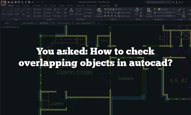 You asked: How to check overlapping objects in autocad?