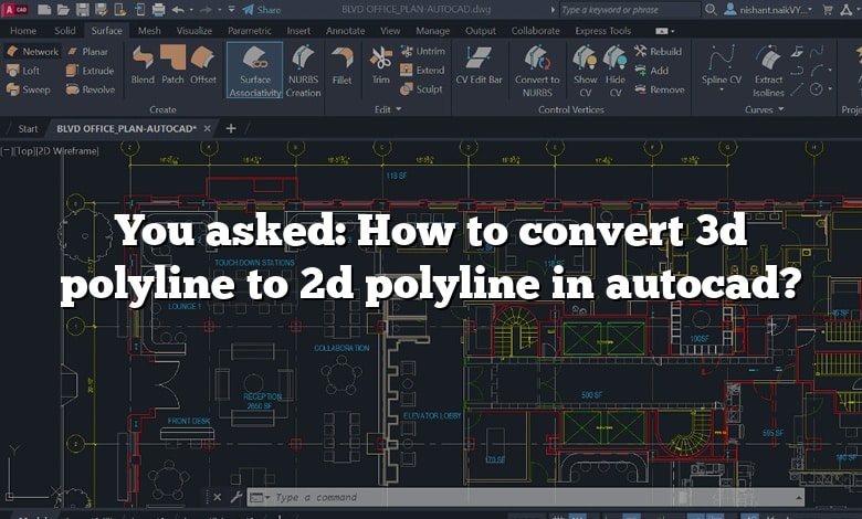 You asked: How to convert 3d polyline to 2d polyline in autocad?