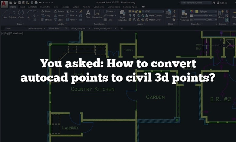 You asked: How to convert autocad points to civil 3d points?