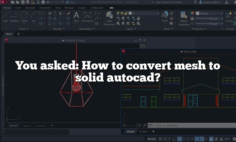 You asked: How to convert mesh to solid autocad?