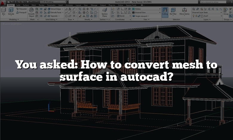 You asked: How to convert mesh to surface in autocad?