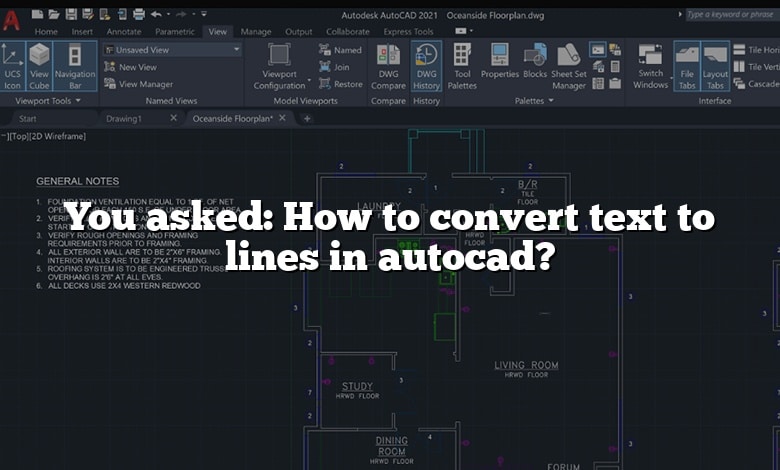 You asked: How to convert text to lines in autocad?