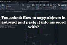 You asked: How to copy objects in autocad and paste it into ms word with?