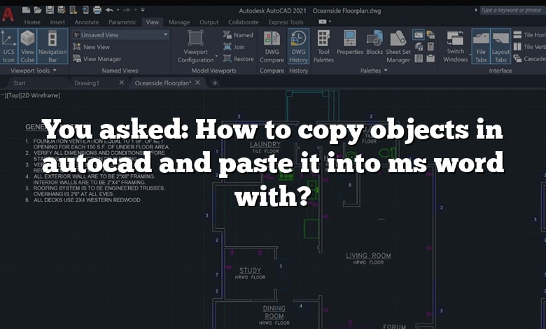 You asked: How to copy objects in autocad and paste it into ms word with?