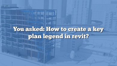 You asked: How to create a key plan legend in revit?