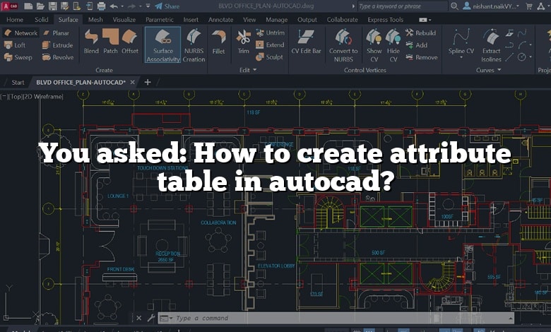 You asked: How to create attribute table in autocad?