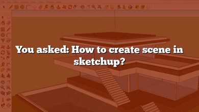 You asked: How to create scene in sketchup?
