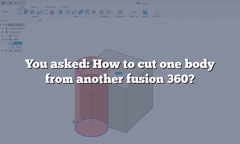 You asked: How to cut one body from another fusion 360?