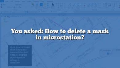 You asked: How to delete a mask in microstation?
