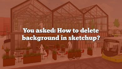 You asked: How to delete background in sketchup?