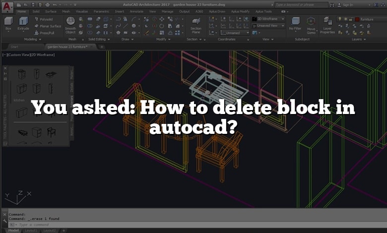 You asked: How to delete block in autocad?