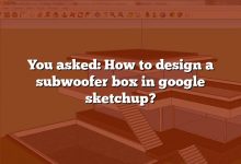 You asked: How to design a subwoofer box in google sketchup?