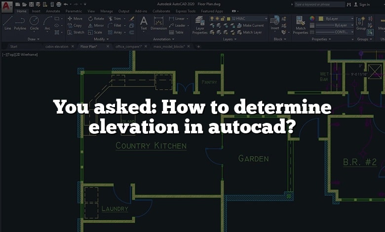 You asked: How to determine elevation in autocad?