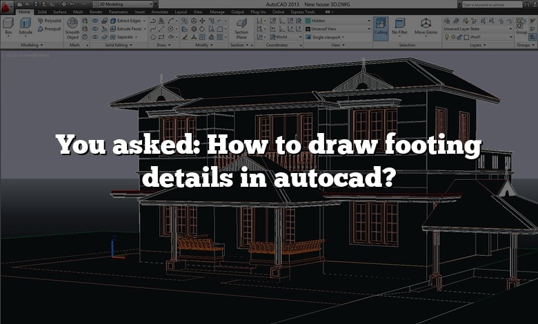 You asked: How to draw footing details in autocad?