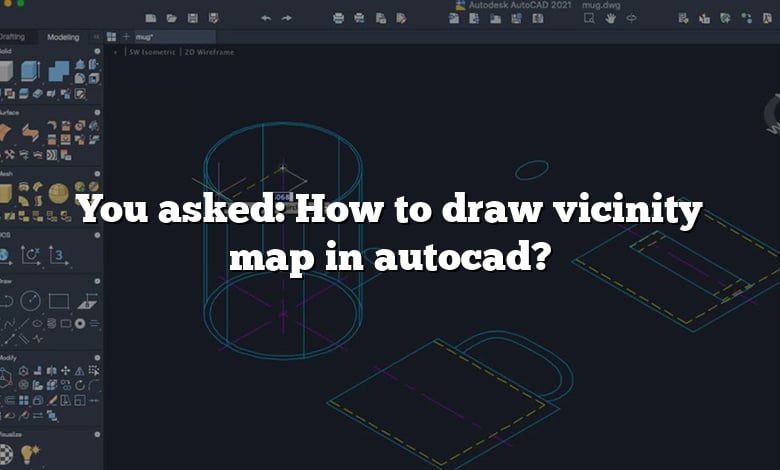 You asked: How to draw vicinity map in autocad?
