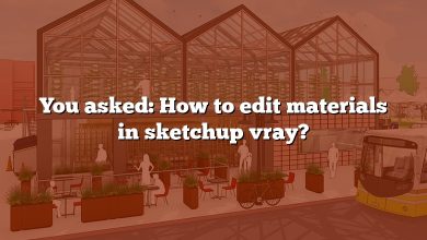 You asked: How to edit materials in sketchup vray?