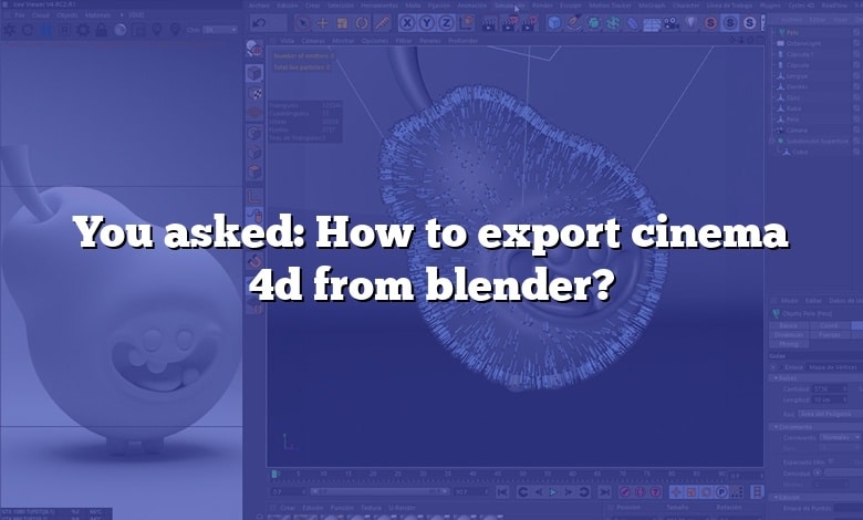 You asked: How to export cinema 4d from blender?
