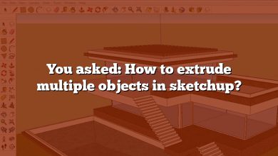 You asked: How to extrude multiple objects in sketchup?