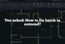You asked: How to fix hatch in autocad?