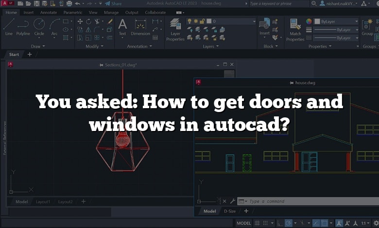 You asked: How to get doors and windows in autocad?