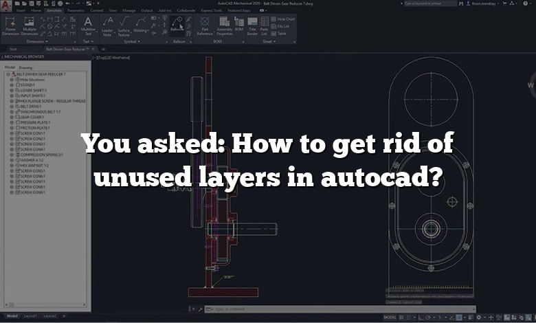 You asked: How to get rid of unused layers in autocad?
