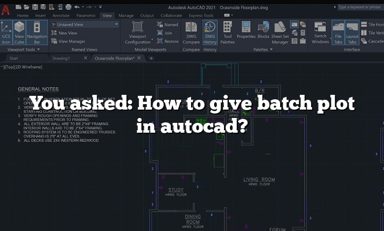 You asked: How to give batch plot in autocad?