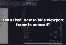 You asked: How to hide viewport frame in autocad?