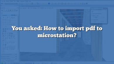 You asked: How to import pdf to microstation?
