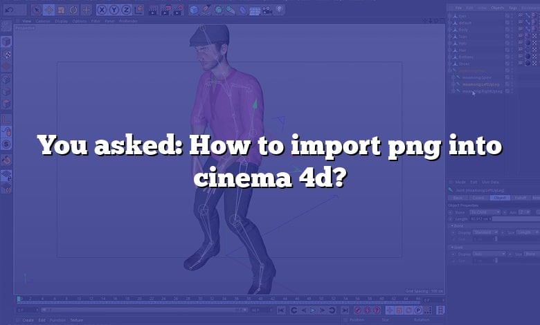 You asked: How to import png into cinema 4d?