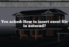 You asked: How to insert excel file in autocad?