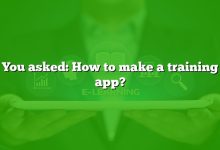 You asked: How to make a training app?