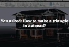 You asked: How to make a triangle in autocad?