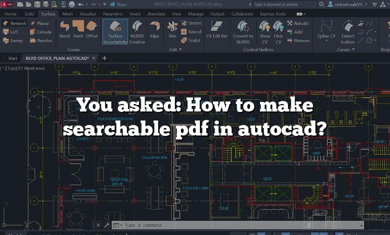 You asked: How to make searchable pdf in autocad?