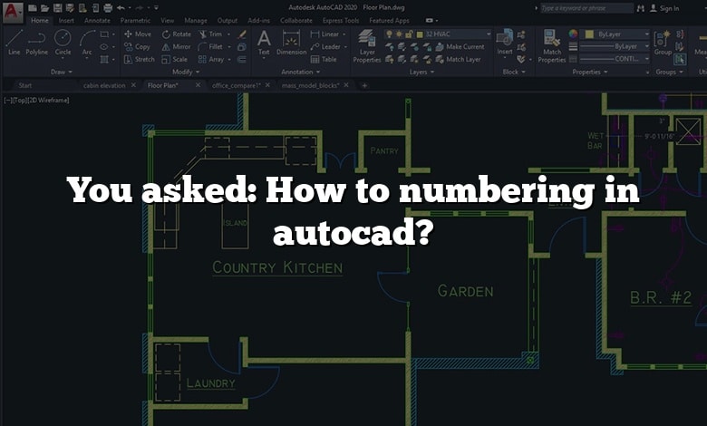 You asked: How to numbering in autocad?