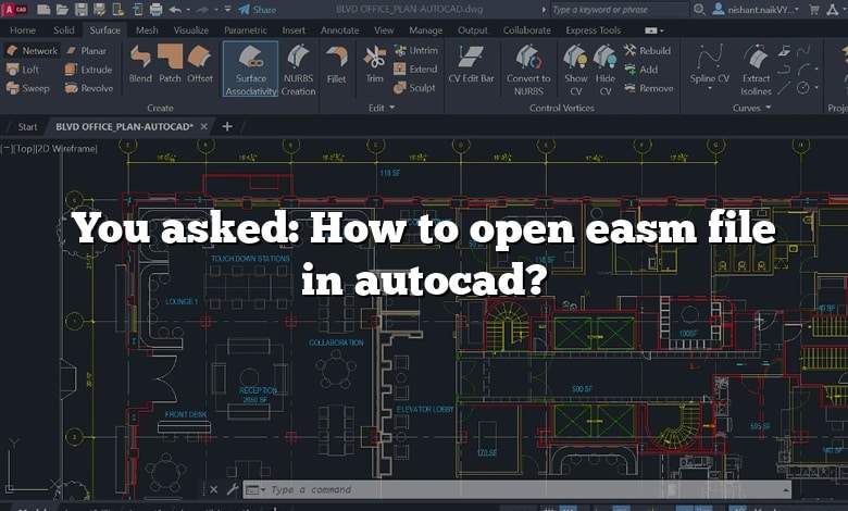 You asked: How to open easm file in autocad?