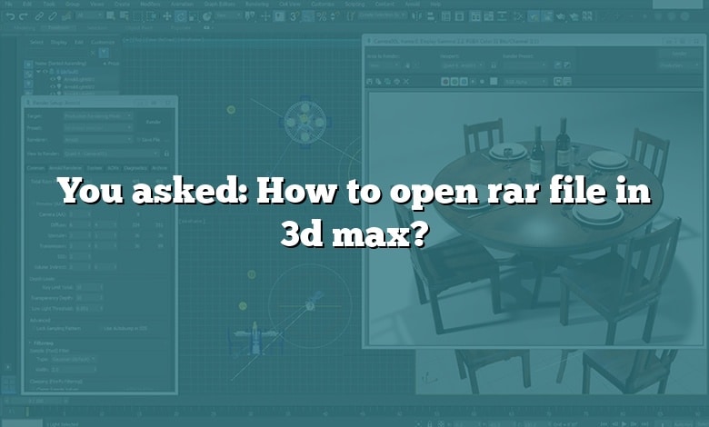 You asked: How to open rar file in 3d max?