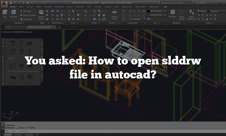 You asked: How to open slddrw file in autocad?