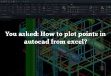You asked: How to plot points in autocad from excel?