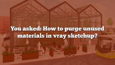 You asked: How to purge unused materials in vray sketchup?