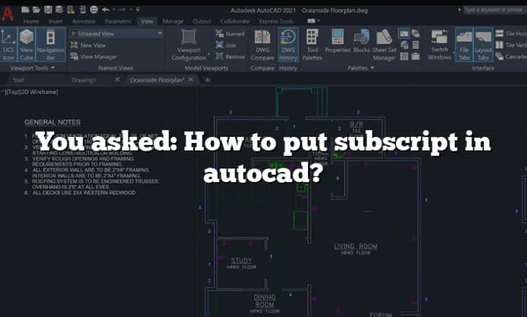 You asked: How to put subscript in autocad?