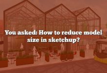 You asked: How to reduce model size in sketchup?