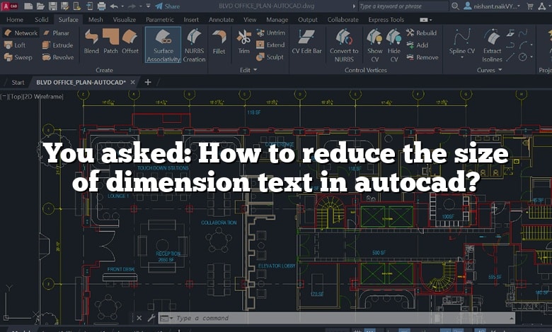 You asked: How to reduce the size of dimension text in autocad?