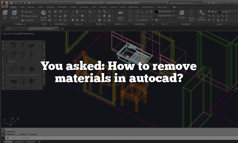 You asked: How to remove materials in autocad?