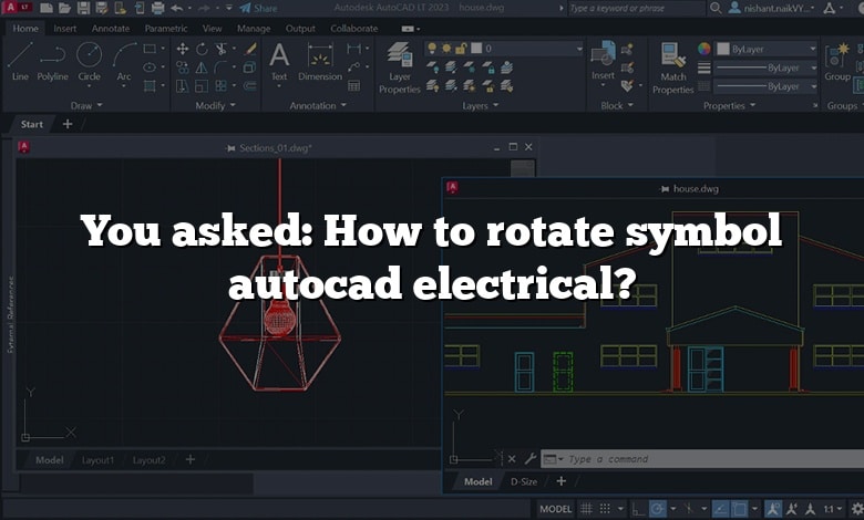 You asked: How to rotate symbol autocad electrical?