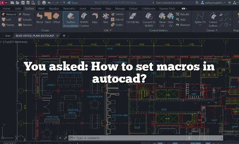 You asked: How to set macros in autocad?