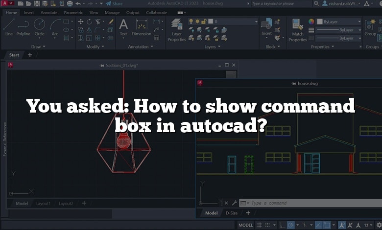 You asked: How to show command box in autocad?