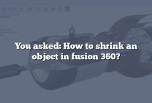 You asked: How to shrink an object in fusion 360?
