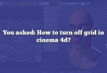 You asked: How to turn off grid in cinema 4d?