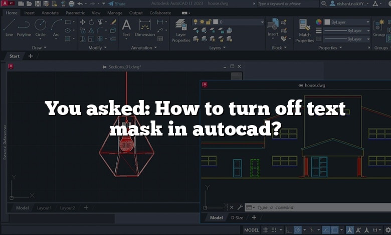 You asked: How to turn off text mask in autocad?