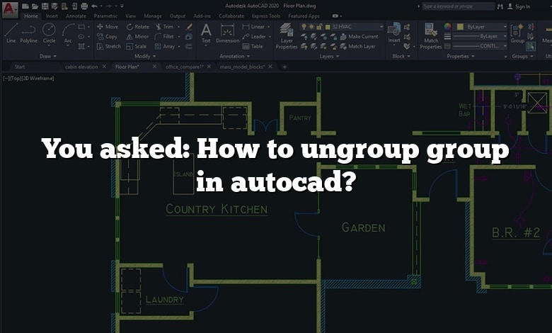 You asked: How to ungroup group in autocad?